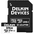Delkin HYPERSPEED UHS-I (V30) microSD 64GB R:100MB/s W:75MB/s (64 GB, microSDXC, U3, UHS-I) (4110100673)