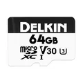 Delkin HYPERSPEED UHS-I (V30) microSD Memory Card 64 GB