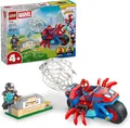 LEGO Marvel Spidey Super Freunde Motorrad vs Rhino Superhelden Spielzeug 11206
