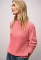 Chenille Pullover Koralle 38 Street One U-Boot-Ausschnitt Langarm 303485