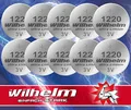 10 x CR1220 CR 1220 WILHELM Lithium Knopfzelle 3V 40mAh ø12x2,0mm Batterie DL1220