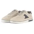 TOM TAILOR Herren Sneaker mit Mesh-Einsätzen, grau, Uni, Gr. 44