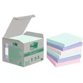 Post-it Recycling Notes Rainbow Haftnotizen farbsortiert, 6 Blöcke
