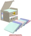 Post-it Haftnotizen Recycling notes, 76 x 76 mm, mehrfarbig