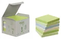 Post-it Haftnotizen Recycling, 76 x 76 mm, 6-farbig