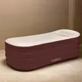 Tubble® Royale Badewanne Aufblasbar Deep Burgundy 255 Liter - Faltbare Badewanne für Erwachsene bis 188 cm, Aufbau in 1min, Für Indoor und Outdoor, Home Spa & Eisbad