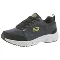 Skechers Oak Canyon Sneaker mit Memory Foam-Ausstattung, Freizeitschuh, Halbschuh, Schnürschuh blau|schwarz 42 EU