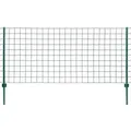 vidaXL Metallzaun Stahl 20 x 1 m Grün 142811