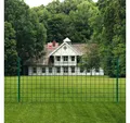 vidaXL Gartenzaun, Metallzaun Stahl 20 x 1 m Grün