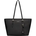 Lazarotti Leder Schultertasche Bologna Leather Shopper Black schwarz - Schwarz