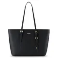 Lazarotti Bologna großer Damen Shopper aus Echt-Leder | Tote Bag mit längenverstellbaren Trägern | Schultertasche 35 cm