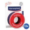 10x Paket Hansaplast Classic 500 X 2,5 Cm 1 Stk