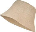 styleBREAKER Fischerhut Fischerhut aus Papierstroh - Knautschhut (1-St)