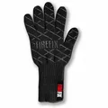Hitzehandschuh Kaminhandschuh 5-Finger schwarz Grillhandschuh bis 350 °C Schutz
