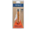 Opinel Universalmesser Taschenmesser No. 10 Carbonklinge mit Holzgriff