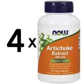4 x NOW Foods Artichoke Extract, 450mg - 90 vcaps (166,53 EUR/kg)