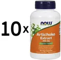 10 x NOW Foods Artichoke Extract, 450mg - 90 vcaps (155,54 EUR/kg)
