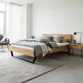 Hasena Trento 16 Asti Bettgestell Massivholzbett - anthracite