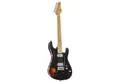 FAME E-Gitarre, E-Gitarren, ST-Modelle, Custom ST MN Worn Licorice over Sunburst - E-Gitarre