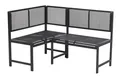Merxx Elos Eckbank, graphit, Aluminium