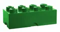LEGO Lizenzkollektion 40041734 Stapelbare Aufbewahrungsbox, 8 Noppe, dunkelgrün