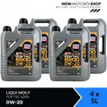Liqui Moly Top Tec 6200 0W-20 VW 508 00 ACEA C5 Motoröl 4x5 Liter = 20 Liter