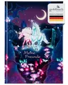 goldbuch 43579 Freundebuch Unicorn, Freundschaftsbuch DIN A5 mit 88 illustrierte Seiten, für Kita, Hort und Grundschule, für Beste Freunde in der Schulzeit, Kunstdruck, Lila, 70 Mm