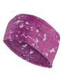 VAUDE Cassons Stirnband – Leichtes Schweißband unter Verwendung von recyceltem Polyester für Bergsport, Schweißband trocknet schnell - pink orchid, Einheitsgröße