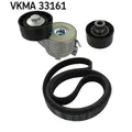 SKF Keilrippenriemensatz VKMA 33161