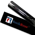 RockRose 20% Nano Ceramic Car Window Tint 1 M X 3M 2PLY Privacy Film Heat Block, 99% UVR, and 85% IRR Block for Auto or Home Strong Adhesive, Easy Shrink, Plotter Friendly - Charcoal