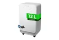 KLAMER Luftentfeuchter Elektrisch 12L, 100m³ Luftumwälzung pro Stunde, 280W starker Raumentf…, Entfeuchtung 12 l/Tag, Timer 1-24h, diverse Modi, Nachtmodus, Feuchtigkeit in 5%-Schritten