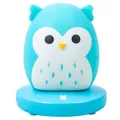 Fizz Creations Squishmallows Stimmungslicht - Winston Die Eule USB oder Batteriebetrieben Nachtlicht Stimmungslampe Weiches Silikon Design Touch Sensitive Pad