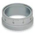 TEILRING MIT STANDARD-SKALA, MATTVERCHROMT