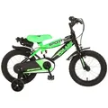 T&Y Trade Kinderfahrrad 14 Zoll Kinderfahrrad Kinder Bmx Fahrrad Rad Bike Sportivo Grün 2041, 1 Gang, Stützräder, Schutzbleche, Trinkflasche