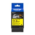 Brother Pro Tape HSe-631E Schrumpfschlauch schwarz auf gelb, 11,2mm breit & 1,5m lang