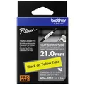 Schriftband Wärme-Schrumpfschlauch Brother HSe HSE631E Bandfarbe: Gelb Schriftfarbe:Schwarz 11.2 mm 1.5 m