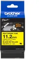 Schrumpfschlauchkassette Brother 11,2mm gelb/schwarz HSE631E