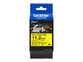Brother Original Pro Tape HSe-631E Schrumpfschlauch – schwarz auf gelb