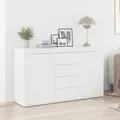 vidaXL Sideboard mit Schubladen Weiß 120 x 36 x 69 cm Holzwerkstoff NEU