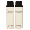 Calvin Klein Obsession for Men 2 x 150 ml All Over Body Spray Set