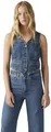 Levi's Damen Jeansweste Braided aus Baumwolle, Standard Fit, Blau (Big Yikes), M