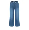 MAC Damen Culotte Jeans, Casual Denim, Regular Fit, Blue Basic Authentic, 42