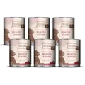 MjAMjAM - Premium Nassfutter für Katzen - purer Fleischgenuss - delikates Känguru pur, 6er Pack (6 x 800 g), getreidefrei mit extra viel Fleisch