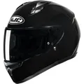 Motorrad Helm XS - HJC C10 Solid Integralhelm - schwarz
