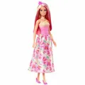 Mattel Barbie Royal-Puppe mit pink Haaren, HRR08