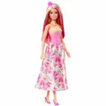 Mattel Barbie Royal-Puppe mit pink Haaren, HRR08