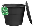 ONDIS24 Regentonne Regenwassertank XXL 500L mit Deckel Wasserspeicher Fass, 500 l, (5-tlg), robust & UV-beständig, zur Bewässerung, Tonne mit Füllstandsanzeige