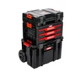 Kreher Werkstattwagen Q-Brick mobiler Alleskönner in verschiedenen Ausführungen (wählbar), Set 11, Robust, Bruchsicher, Rollbar, Erweiterbar, Einfache Bedienung