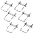 6 Stücke M6 Bügelbolzen 100mm x 50mm U Bolzen Verschluss Edelstahl Bügelschra...