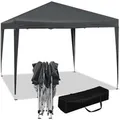 WOLTU Pavillon Pop-Up Wasserdichter Sonnenschutz 3 x 3 m Anthrazit